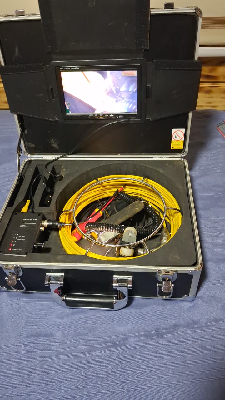 Cámara profesional para inspección de tuberías